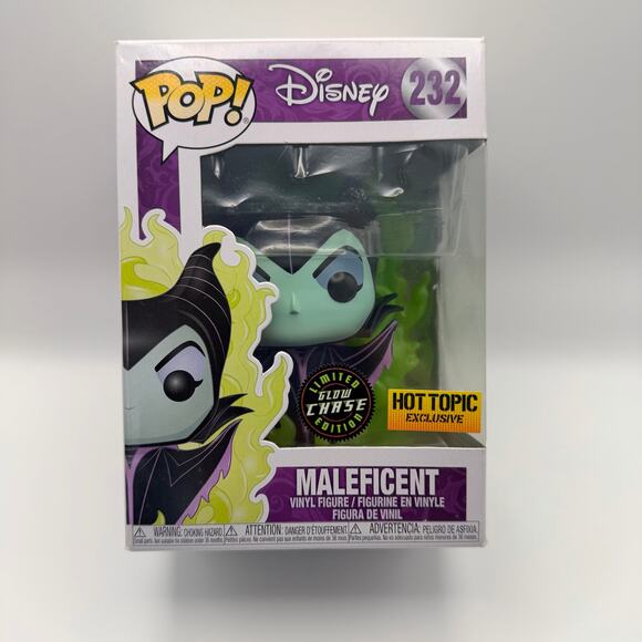 Maleficent #232 Funko Pop Disney – Hot Topic Exclusive Chase - Picture 1 of 6